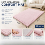 Baby Play Mat Thick Foam - 200x150cm - Pink alternate 3