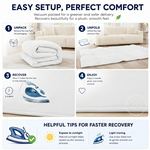 Baby Play Mat Thick Foam - 150x100cm - White alternate 6