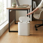 7L Motion Sensor Bin Slim Design - White alternate 1