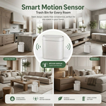 7L Motion Sensor Bin Slim Design - White alternate 5