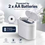 7L Motion Sensor Bin Slim Design - White alternate 6