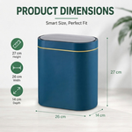 7L Motion Sensor Bin Slim Design - Blue alternate 3