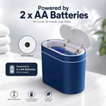 7L Motion Sensor Bin Slim Design - Blue alternate 6