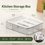 Food Storage Bag Organiser - 4 Compartment alternate 2