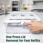Food Storage Bag Organiser - 4 Compartment alternate 3