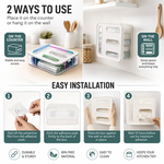 Food Storage Bag Organiser - 4 Compartment alternate 4