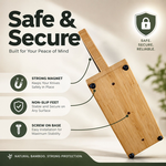 Magnetic Knife Block Bamboo Double Sided Holder alternate 5