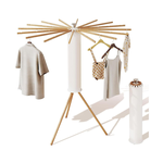 Tripod Clothes Drying Rack with 16 Rods