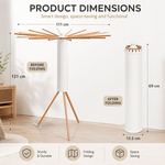 Tripod Clothes Drying Rack with 16 Rods alternate 3