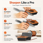 Rolling Knife Sharpener with 5 Angle Holder alternate 5