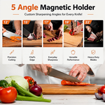 Rolling Knife Sharpener with 5 Angle Holder alternate 6