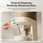 Rice Dispenser 5kg Press Button Storage Container alternate 2