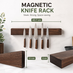 Magnetic Knife Holder Wall Mounted Wood Strip alternate 4
