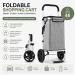 Foldable Shopping Trolley Lightweight Aluminium alternate 2