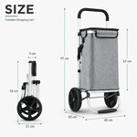 Foldable Shopping Trolley Lightweight Aluminium alternate 3