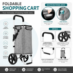 Foldable Shopping Trolley Lightweight Aluminium alternate 6