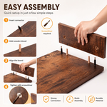 Dual Monitor Stand Riser - Brown alternate 8