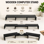 Dual Monitor Stand Riser - Black alternate 6