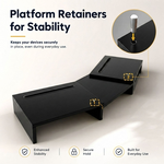 Dual Monitor Stand Riser - Black alternate 7