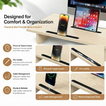 Dual Monitor Stand Riser - Beige alternate 2