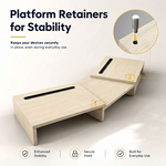 Dual Monitor Stand Riser - Beige alternate 7