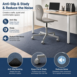 Office Chair Mat Hard Floor Protector - Grey alternate 4