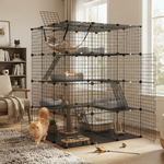 4 Tier Pet Playpen Large Cat Cage alternate 1