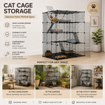 4 Tier Pet Playpen Large Cat Cage alternate 3