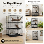 3 Tier Pet Playpen Large Cat Cage alternate 3