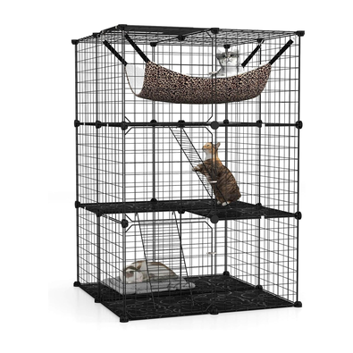 3 Tier Pet Playpen Large Cat Cage cover