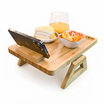 Bamboo Sofa Arm Tray with Rotating Phone Holder alternate 8