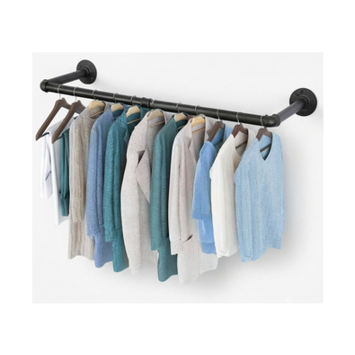 Industrial Pipe Wall Mounted Clothes Rack cover