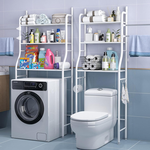 3-Tier Over Toilet Storage Rack with Hooks alternate 5