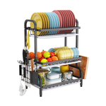 3 Tier Dish Drying Rack with Utensil Holder