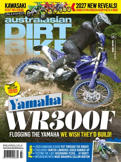 Australasian Dirt Bike magazine cover