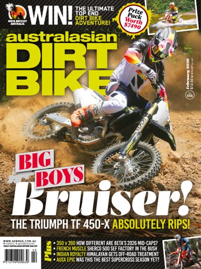 Australasian Dirt Bike magazine cover