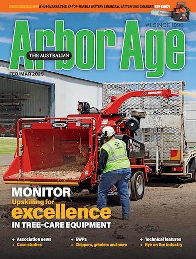 The Australian Arbor Age magazine cover