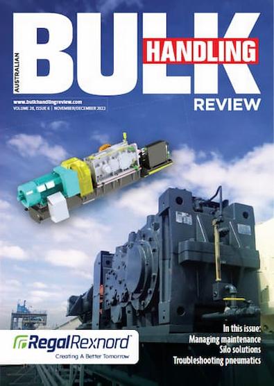 Australian Bulk Handling Review magazine cover