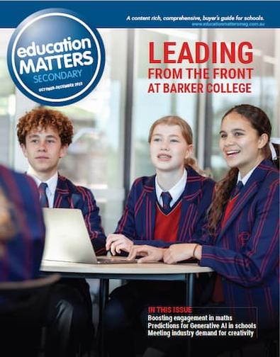 Education Matters magazine cover