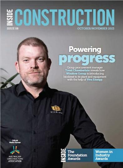 Inside Construction magazine cover