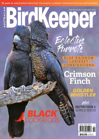 Australian BirdKeeper magazine cover