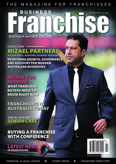 Business Franchise Magazine cover