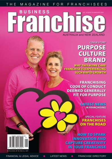 Business Franchise Magazine cover