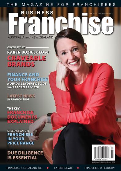Business Franchise Magazine cover