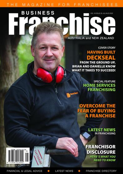 Business Franchise Magazine July/Aug 2022 cover