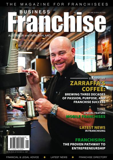 Business Franchise Magazine cover