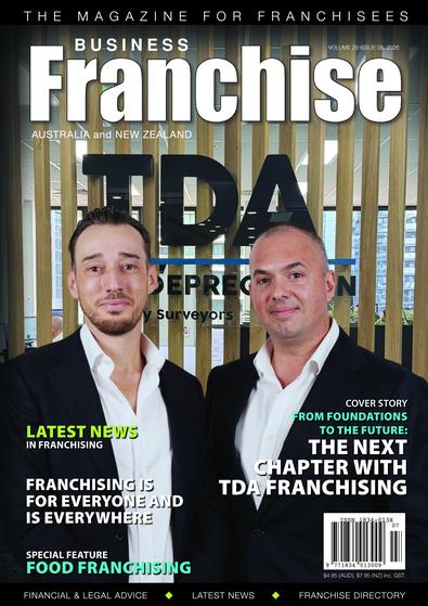 Business Franchise Magazine cover