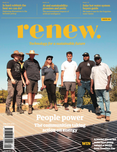 Renew: Technology for a sustainable future magazine cover