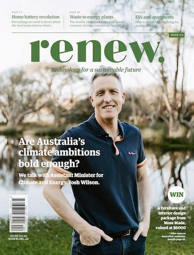 Renew: Technology for a sustainable future magazine cover