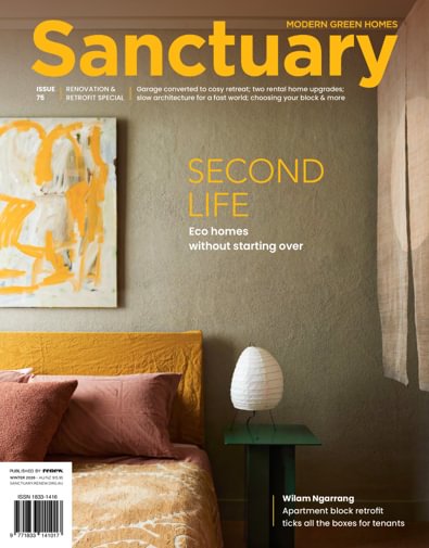 Sanctuary: Modern green homes magazine cover